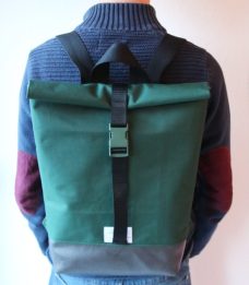 ref. MRTS-6 ➳ 38x40x10cm / 38x55x10cm ➳ veganfriendly ➳ water resistant vegan roll top backpack